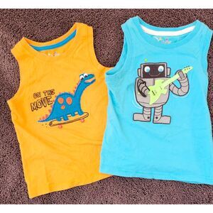 2 Toddler Boys Jumping Beans Tshirts - Size 4T